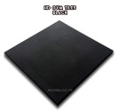 RUBBER FITNESS FLOORING HD GYM TILES (แผ่นยางกันกระแทกฟิตเนส รุ่น HD GYM) BLACK SIZE 50x50x2.5CM WEIGHT 5KG 1Y.